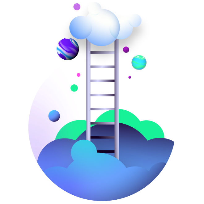 Ladder to the clouds